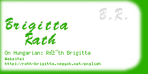 brigitta rath business card